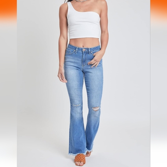 High Rise Flare Jeans 13/31 - Picture 3 of 6